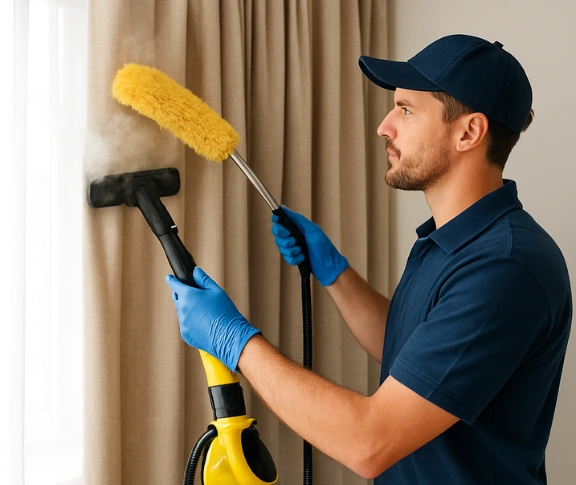 Trusted residential curtain cleaning technician Matty Curtain Cleaning kareela-nsw QLD
